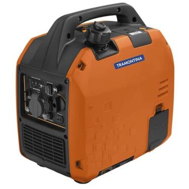 Imagem de Gerador Elétrico a Gasolina GGT2000MI Inverter 2000W Portátil 110V Laranja Tramontina