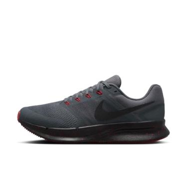 Imagem de Nike Tênis de corrida masculino Nike Run Swift 3 Road, Cinza escuro - preto e vermelho universitário, 40