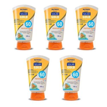 Imagem de Kit 5un Protetor Solar Corporal Kids FPS 60 Toque Seco 125ml Solar Gol