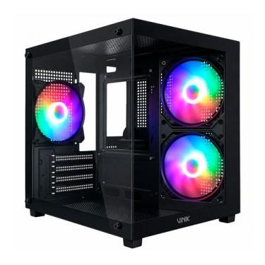 Imagem de Gabinete Gamer G-Cube Vinik, USB 3.0, Micro ATX, Mini ATX, Vidro Tempe