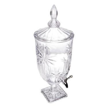 Imagem de Suqueira com Pé e Tampa Palm Tree 4,5L Cristal Wolff