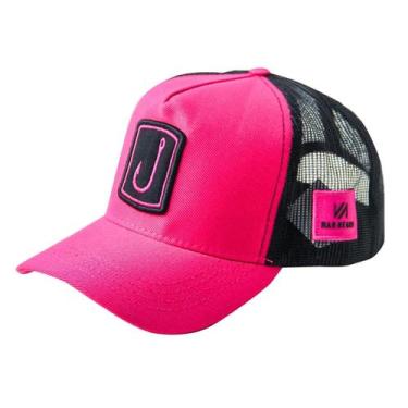Imagem de Boné Pesca Pescador Mar Negro Fishing Proteção UV50+ Aba Curva, Anzol 