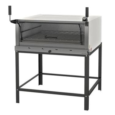 Imagem de Forno Industrial a Gás Refratario FLG-950 PG Gastromaq Porta Guilhotin