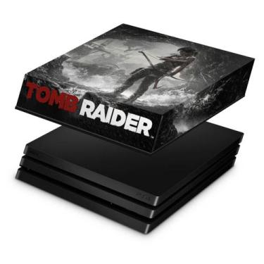 Imagem de Capa Compatível Ps4 Pro Anti Poeira - Tomb Raider - Pop Arte Skins