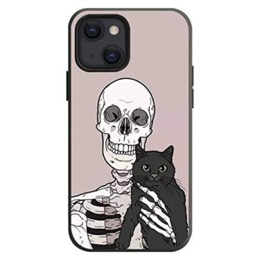 Imagem de Capa de telefone de esqueleto de crânio de cachorro fofo engraçado para iphone 13 12 11 pro xs max xr 8 7 6 6s plus x 5s se 2020 capa traseira shell, a9, para iphone xr