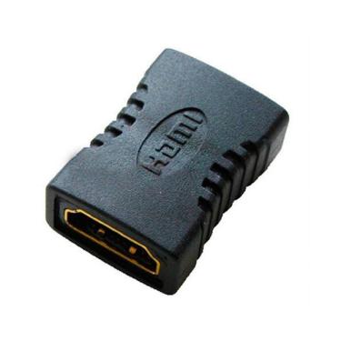 Imagem de Emenda Adaptador Banhado a Ouro Hdmi Femea X Hdmi Femea