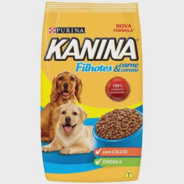 Imagem de Ração Purina Kanina para cães filhotes carne e cereais 15kg