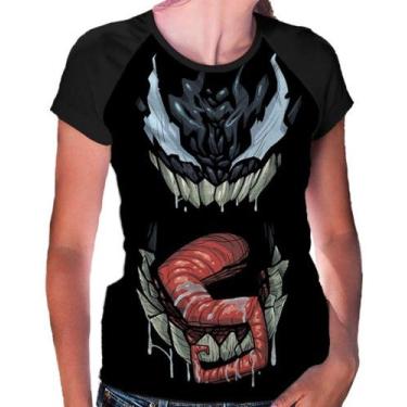 Imagem de Camiseta Raglan Baby Look Venom Ref:414 - Smoke