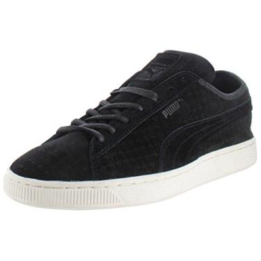 Imagem de PUMA Mens Suede Courtside Perf Shoes, Black, Size 12