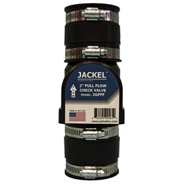 Imagem de Jackel Válvula de retenção de esgoto (modelo: 2GPFF) preta