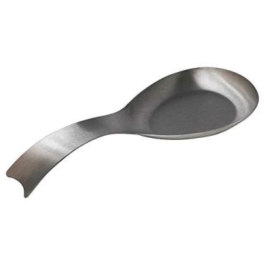 Imagem de Suporte de utensílio de aço inoxidável para descanso de colher para fogão com abordagem elegante da EXULTIMATE Kitchen Silverware