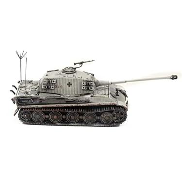Imagem de TECKEEN 1/72 Scale German Tiger II Military Model Tiger Tank Metal Fighter Military Model Diecast Model for Collection