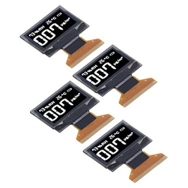 Imagem de 4Pcs Tela LCD Orgânica 0.96in LED Segment Displays 30PIN Display Módulo de Tela Orgânica Diodo Emissor de Luz Display LCD 128x64 Resolução (branco exibindo)