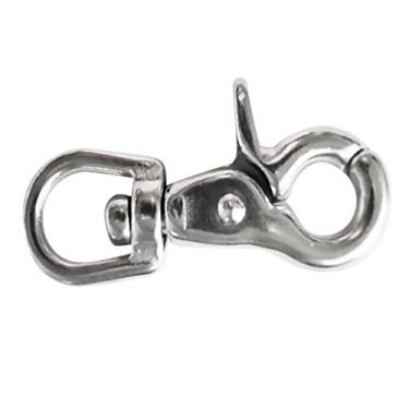 Imagem de Fityle 65 mm 304 aço inoxidável lagosta gancho de encaixe com olho giratório – alças para bolsa e bolsa