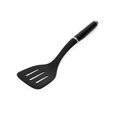 Imagem de KitchenAid Espátula clássica vazada, tamanho único, preto 2, 34 cm