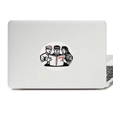 Imagem de Adesivo de vinil Mao Zedong Antologia Soldado Chinês Emblema Gráfico Laptop Notebook Decalque