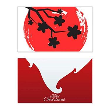 Imagem de Pintura com pincel, padrão japonês, feriado, feriado, cartão de felicitações, mensagem de Natal