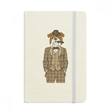 Imagem de Caderno de ilustração em aquarela para cães da Lovely Clothes, capa dura em tecido, diário clássico