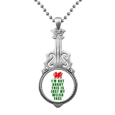 Imagem de OFFbb-USA Pingente de cultura emocional Welsh Face Joias Música Torque Hangtag