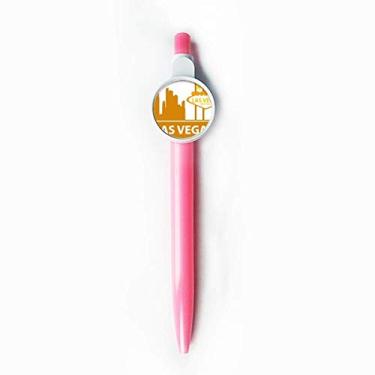 Imagem de Bem-vindo à Las Vegas Nevada America caneta esferográfica azul retrátil escrita artigos de papelaria