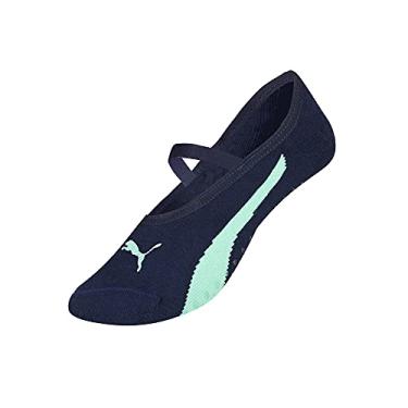 Imagem de Meia Sapatilha Pilates, Puma, Feminino, Marinho, 34/38