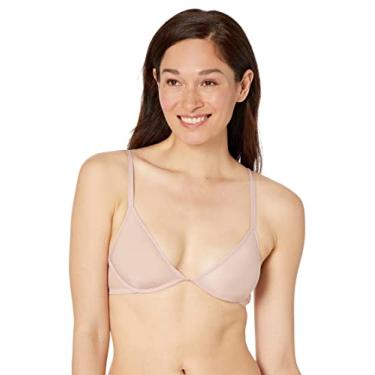 Imagem de Calvin Klein Sutiã feminino sem forro marquisette transparente, Subjugado, 32B