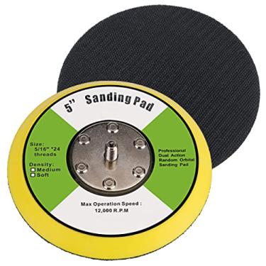 Imagem de Almofada traseira de 5 polegadas (125 mm) de 5 fios de poliuretano e laço para lixa de ar e polidor de carro de ação dupla (5 polegadas)
