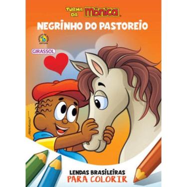 Imagem de Turma Da Mônica - Lendas Brasileiras Para Colorir - Negrinho Do Pastoreio