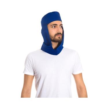 Imagem de Touca de Soldador Azul C/ Regulador Elástico S/ Aba Cod. 7090 - Ledan Ledan