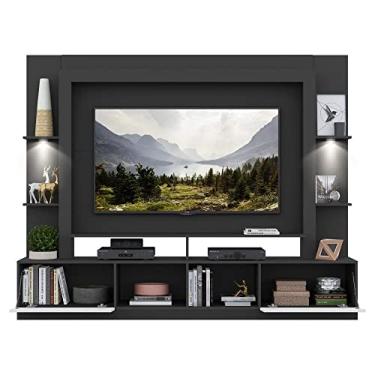 Imagem de Rack Estante Tv 65" com Leds Berlim Multimóveis Preto/branco