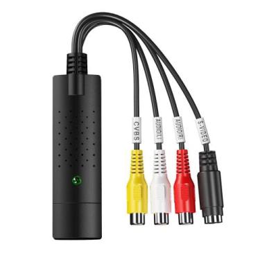 Imagem de Placa Captura Áudio E Vídeos S-vídeo Rca X Usb 2.0 Filmagems - LF 