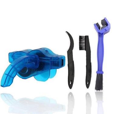 Imagem de KIT Bike com 4 Peças de Ferramentas Para Limpeza de Corrente Catraca C