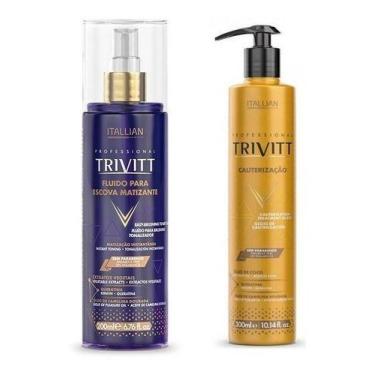 Imagem de Cauterização Trivitt 300ml + Fluido Para Escova Matizante