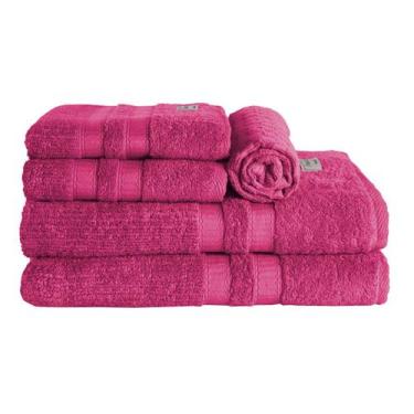 Imagem de Toalha Grande Para Viagem 5 Pçs 400 g/m² Hotel Pousada Paris - ENTROU 