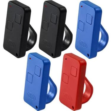 Imagem de 5 Controle Portão Rossi Ntx 433 Dz Preto Azul Vermelho Nano Nitro Atto