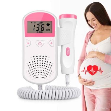 Imagem de Monitor cardíaco fetal portátil para ouvir o coração do bebê - BELLATO