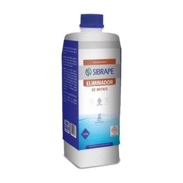 Imagem de Eliminador De Manchas, Metais P/ Piscina Sibrape 1l, Algicida Eliminad
