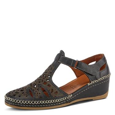 Imagem de Spring Step Sapato feminino com tira em T Irin, Preto, 9.5-10