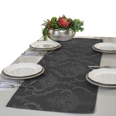Imagem de Caminho Trilho De Mesa Decorativo Jacquard 1,80m X 0,40m - LuxBella, G