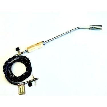 Imagem de Lança Chamas 55cm Maçarico Acendedor Sapecador Frango Porco com 2 Dois