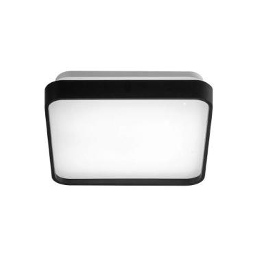 Imagem de Plafon Led Blumenau Round de Sobrepor 18W Bivolt, Preto