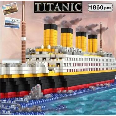 Imagem de Blocos de montar Titanic- 1860 peças - negocio certo eletronicos
