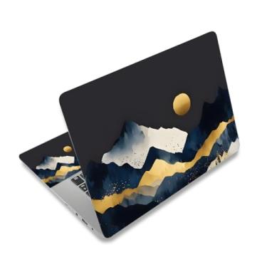 Imagem de Capa adesiva para laptop, 30.5 cm 33.3 cm 33.8 cm 35.6 cm 38.1 cm 39.1 cm 39.6 cm 39.6 cm capa de adesivo de vinil para notebook (2 almofadas de pulso incluídas), removível reutilizável, aquarela