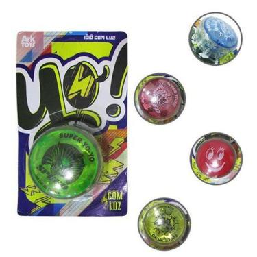 Imagem de Ioio (yoyo) Com Luz De Plastico Colors A Bateria Na Cartela - Ark Bras
