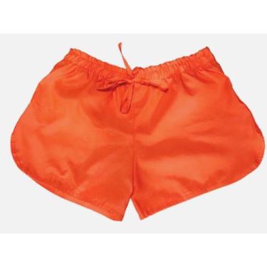 Imagem de Short Feminino Tactel Liso  Blogueirinha Verão Praia - COWGIRLS, Laran