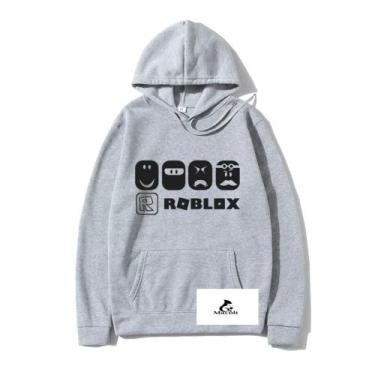 Imagem de Moletom Canguru Roblox Jogos Blusa de Frio com Capuz e Bolso - Macoli 
