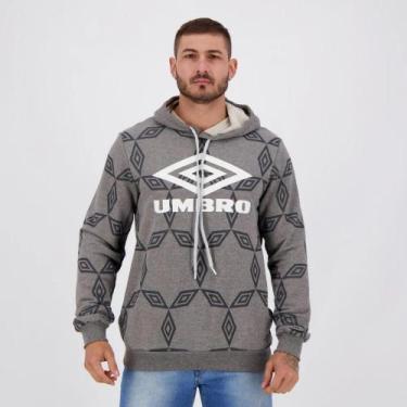 Imagem de Blusão Umbro Ball 92 Masculino - Cinza Mescla, M
