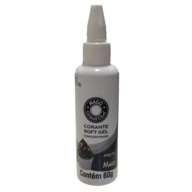 Imagem de Corante SoftGel Preto 60g Mago