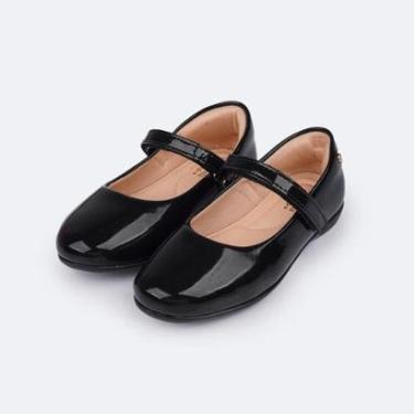 Imagem de Sapatilha Infantil Pampili Bailarina Preta Verniz-Feminino