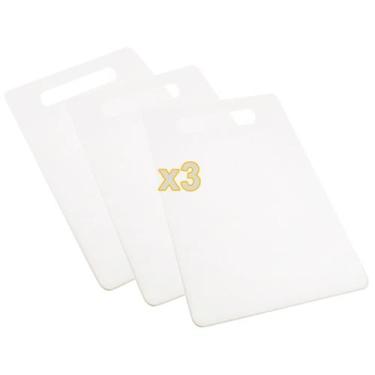 Imagem de 3 Tábua De Carne De Plástico Cozinha Resistente Grande 40x25 - IDEA+PR